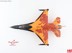Bild von Lockheed F-16AM Orange Lion, J-015 RNLAF solo Display 2009-2013  Metallmodell 1:72 CW Hobby Master HA3885.